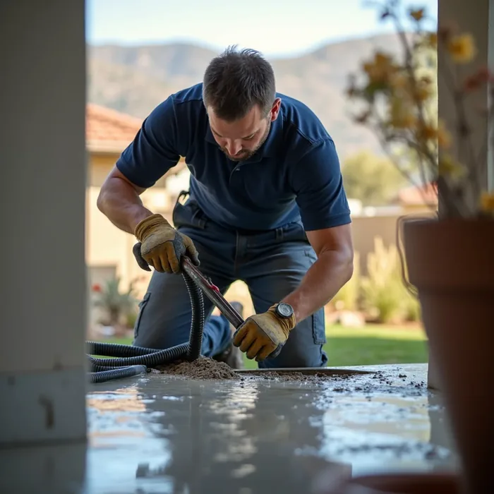 Open, extract and coordinate the repair during burst pipe cleanup in a San Ramon, CA property
