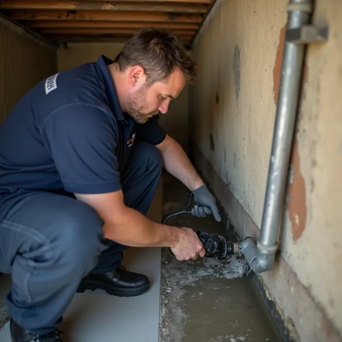 Confined space assessment during basement & crawl space in a San Ramon, CA property