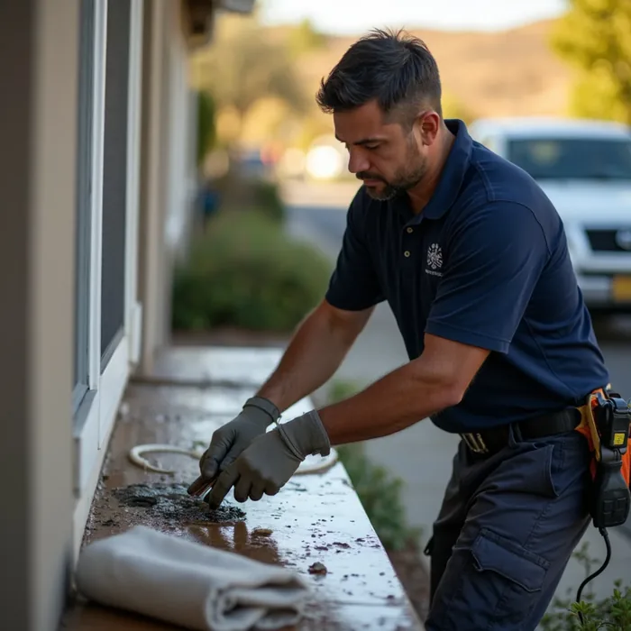 Emergency response and stabilization during residential restoration in a San Ramon, CA property