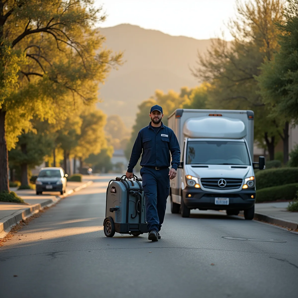 Water damage restoration crew working in Bollinger Canyon, San Ramon, CA
