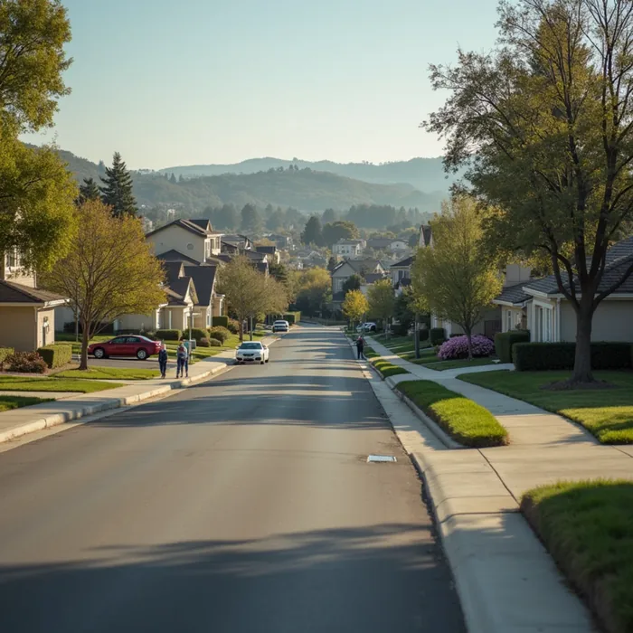 Typical homes in Central San Ramon, CA served by local water damage restoration crews