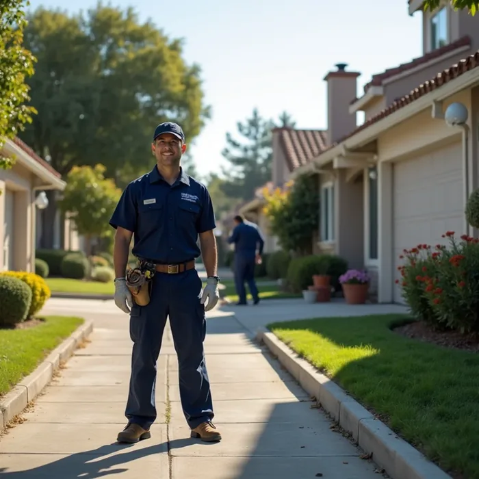 Typical homes in Ponderosa, San Ramon, CA served by local water damage restoration crews