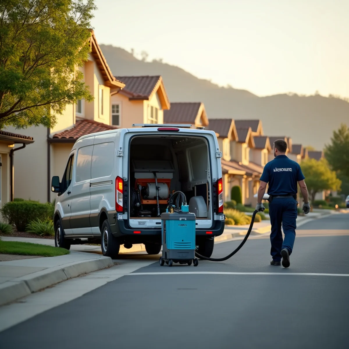 Water damage restoration crew working in Windemere, San Ramon, CA