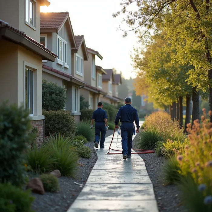 Typical homes in Alamo Creek, Danville, CA served by local water damage restoration crews