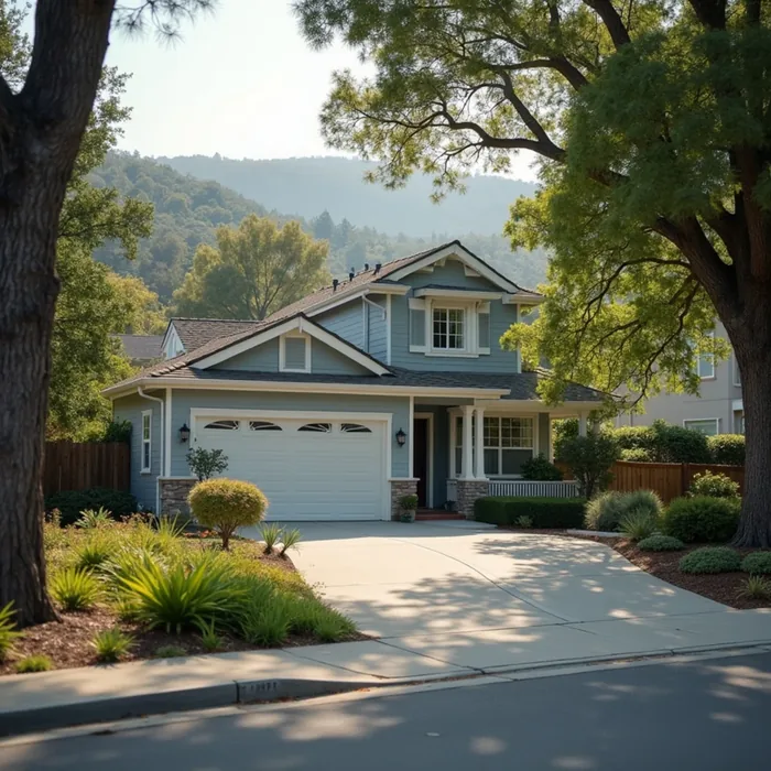 Typical homes in Lafayette, CA served by local water damage restoration crews
