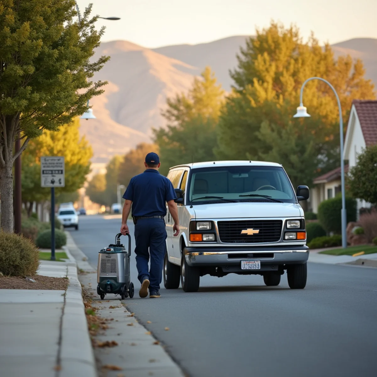 Water damage restoration crew working in Livermore, CA