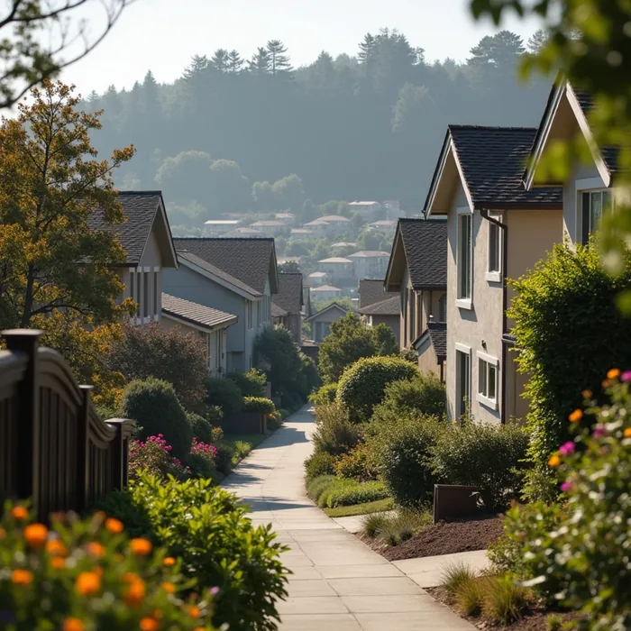 Typical homes in Moraga, CA served by local water damage restoration crews