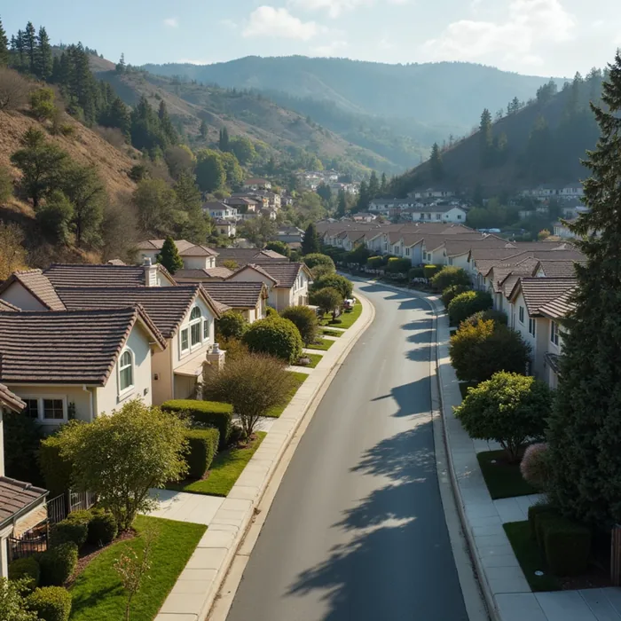 Typical homes in Orinda, CA served by local water damage restoration crews