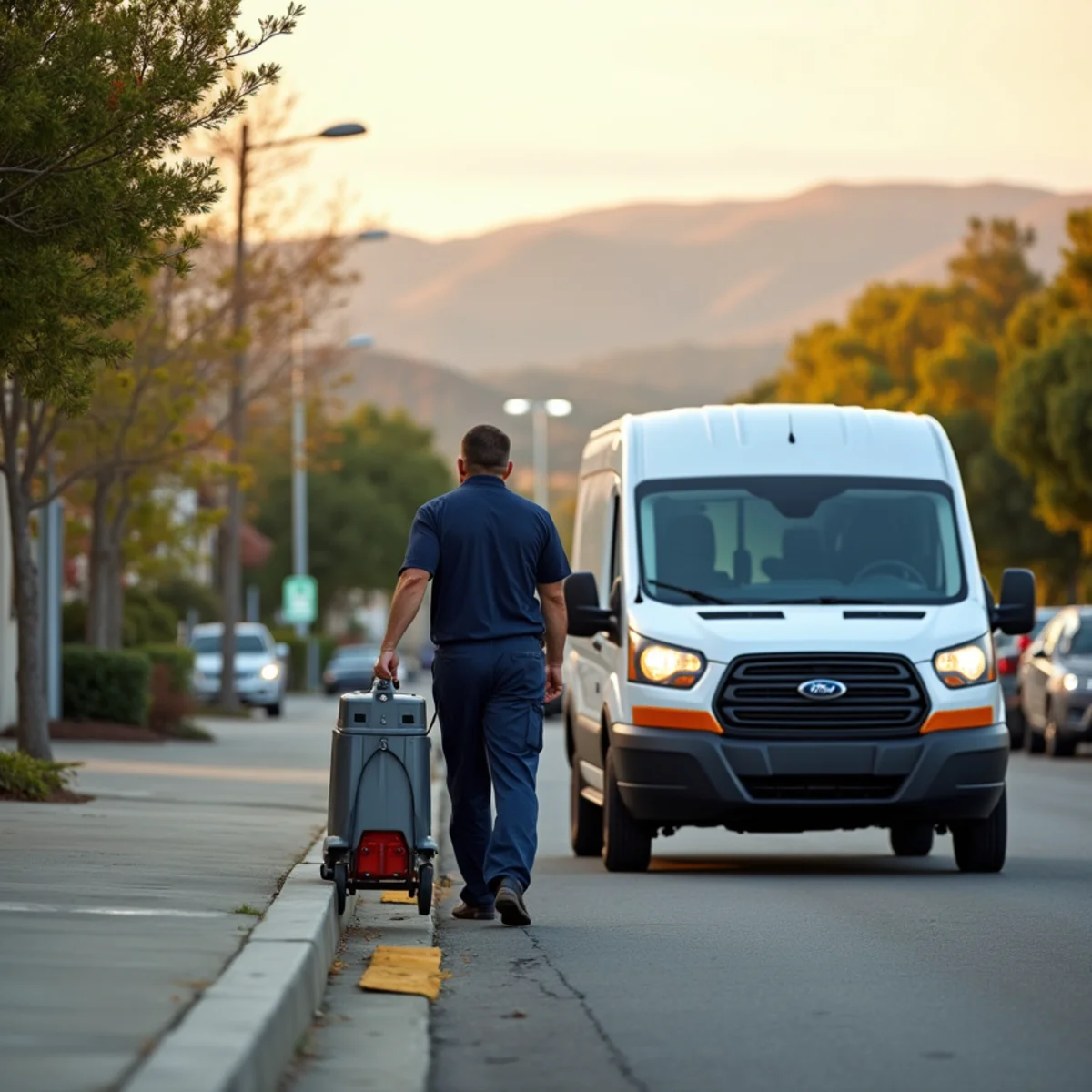 Water damage restoration crew working in Pleasanton, CA