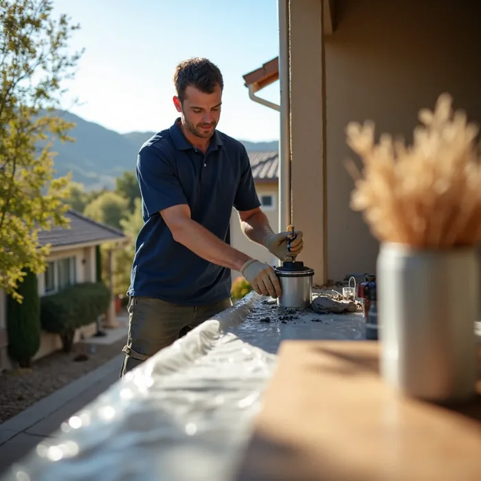 Build the drying chamber during structural drying in a San Ramon, CA property