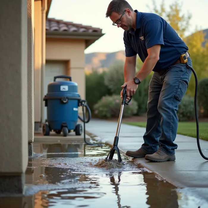 Extract standing water during water heater leaks in a San Ramon, CA property